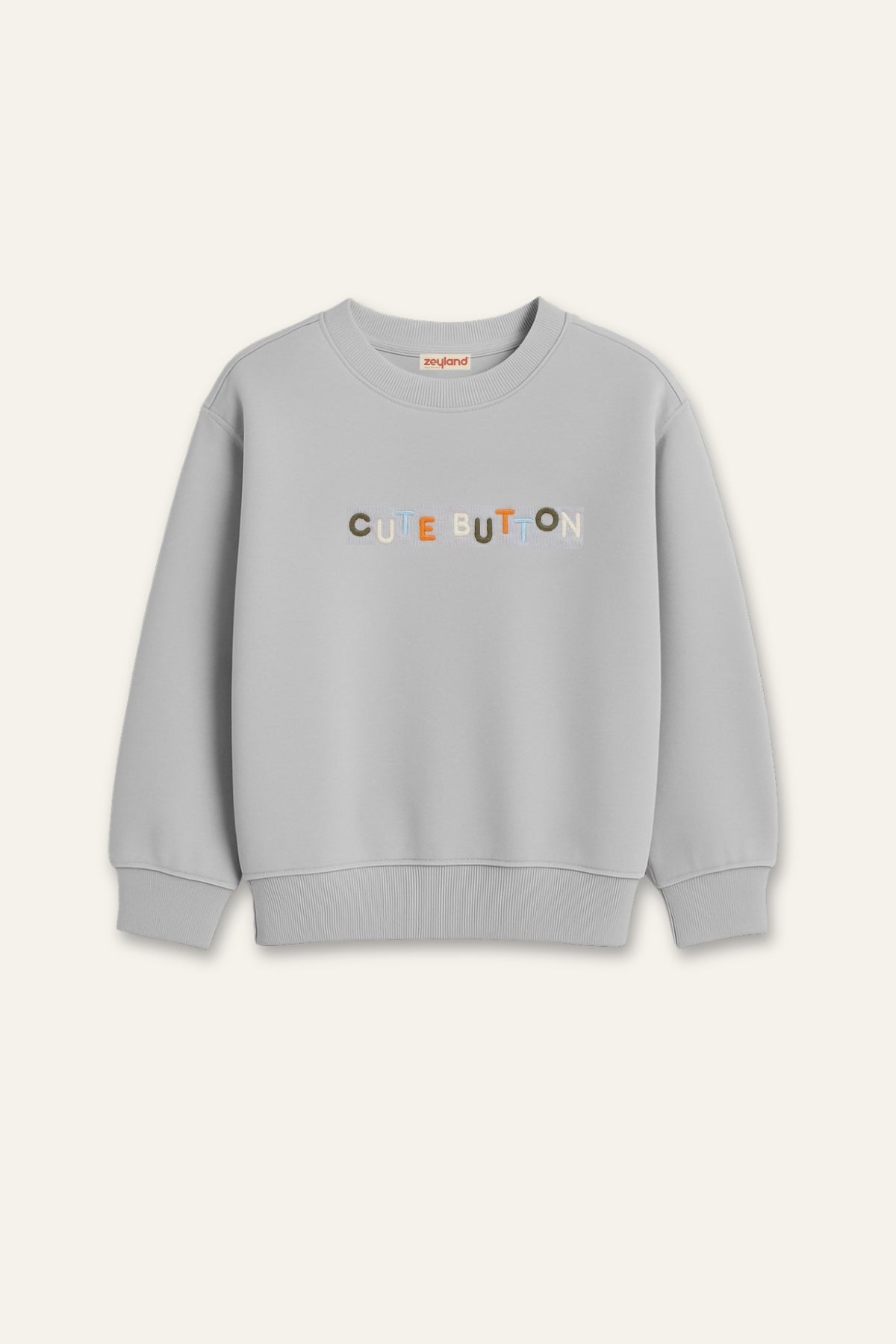 Kız Çocuk Nakışlı Sweatshirt