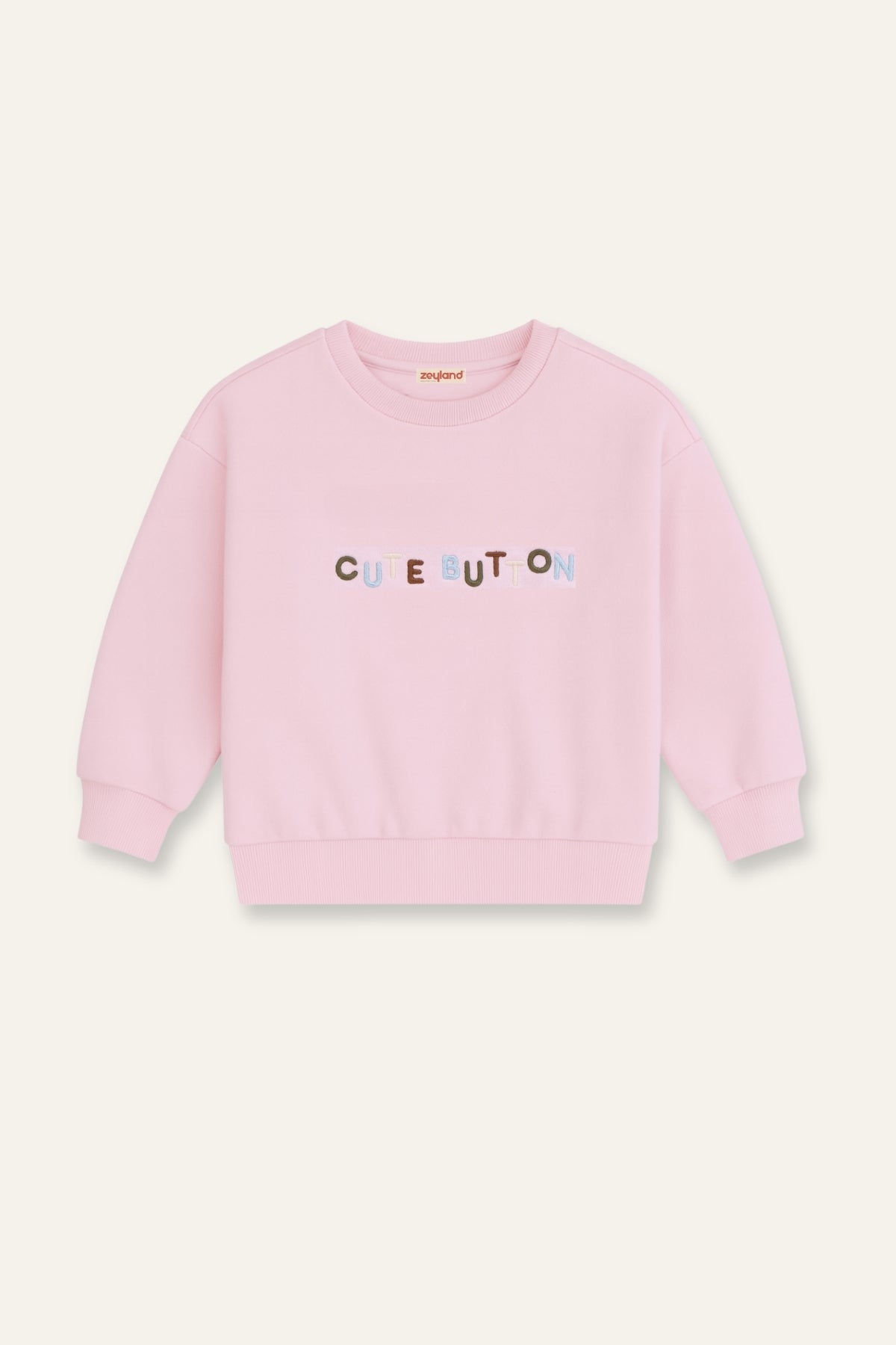 Kız Çocuk Nakışlı Sweatshirt