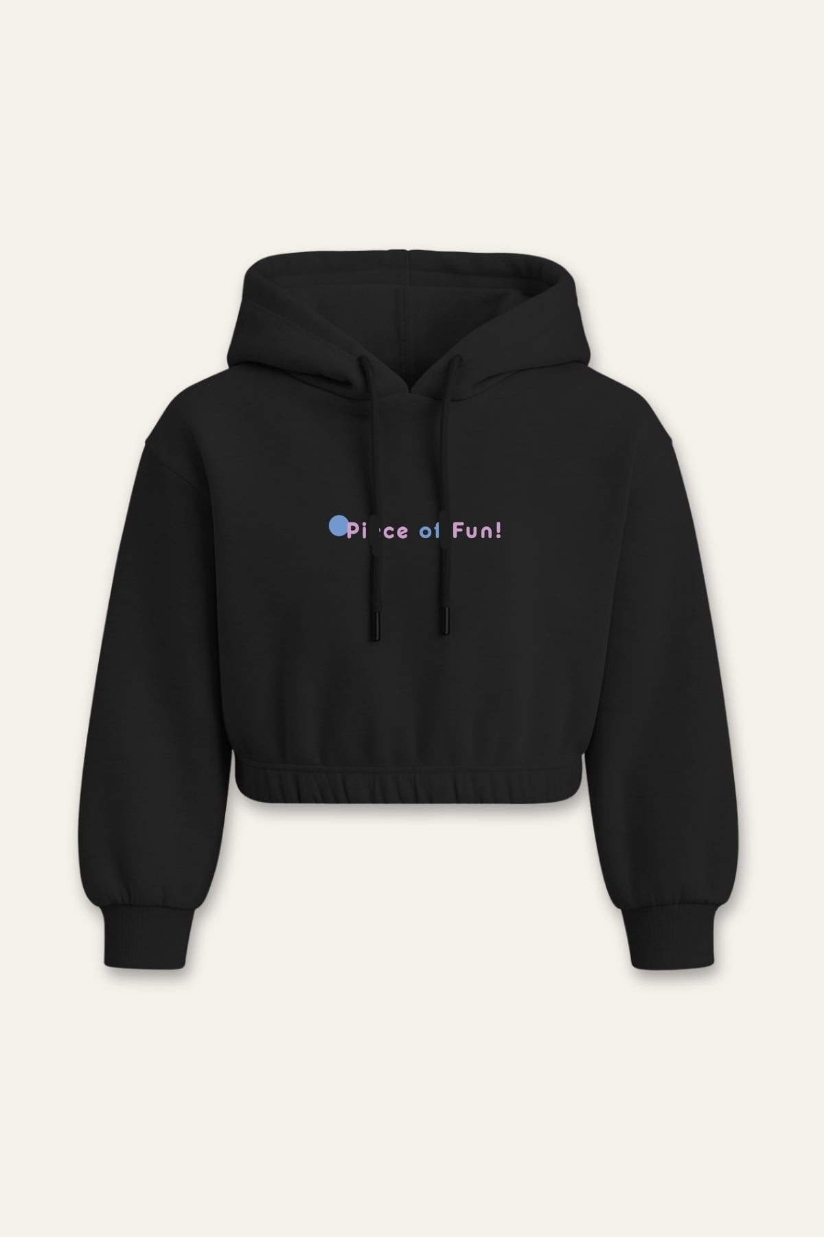 Kız Çocuk Kapşonlu Crop Sweatshirt
