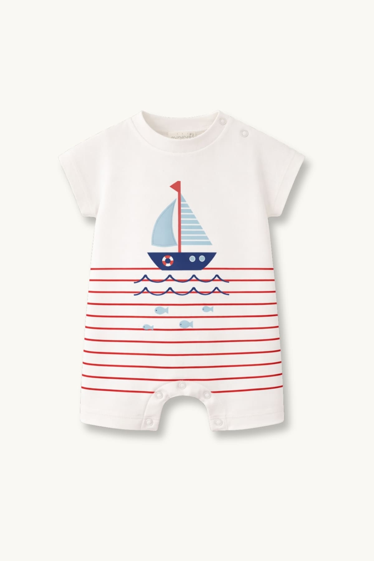Erkek Bebek Baskılı Tulum