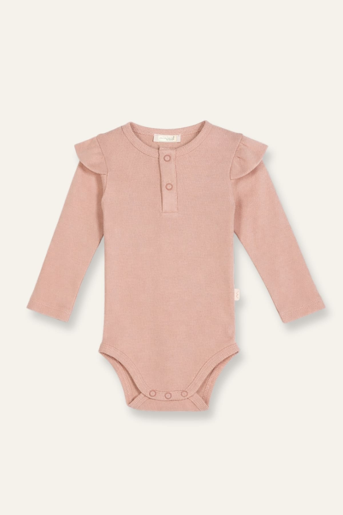 Kız Bebek Omuzdan Fırfırlı Body