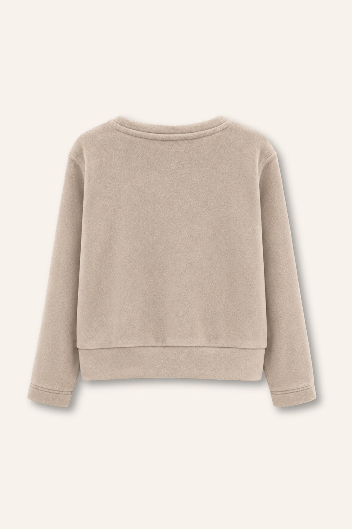 Önden Bağlamalı Kız Çocuk Sweatshirt ve Alt Pantolon