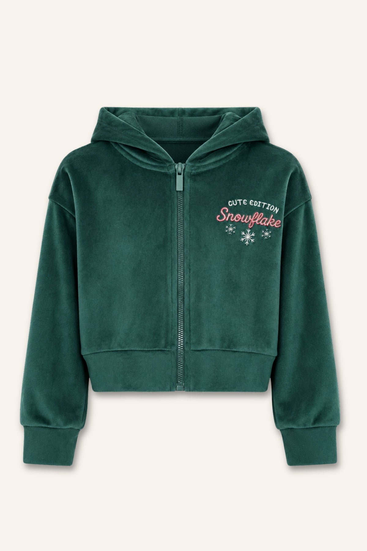 Kız Çocuk Kapşonlu Sweatshirt ve Pantolon