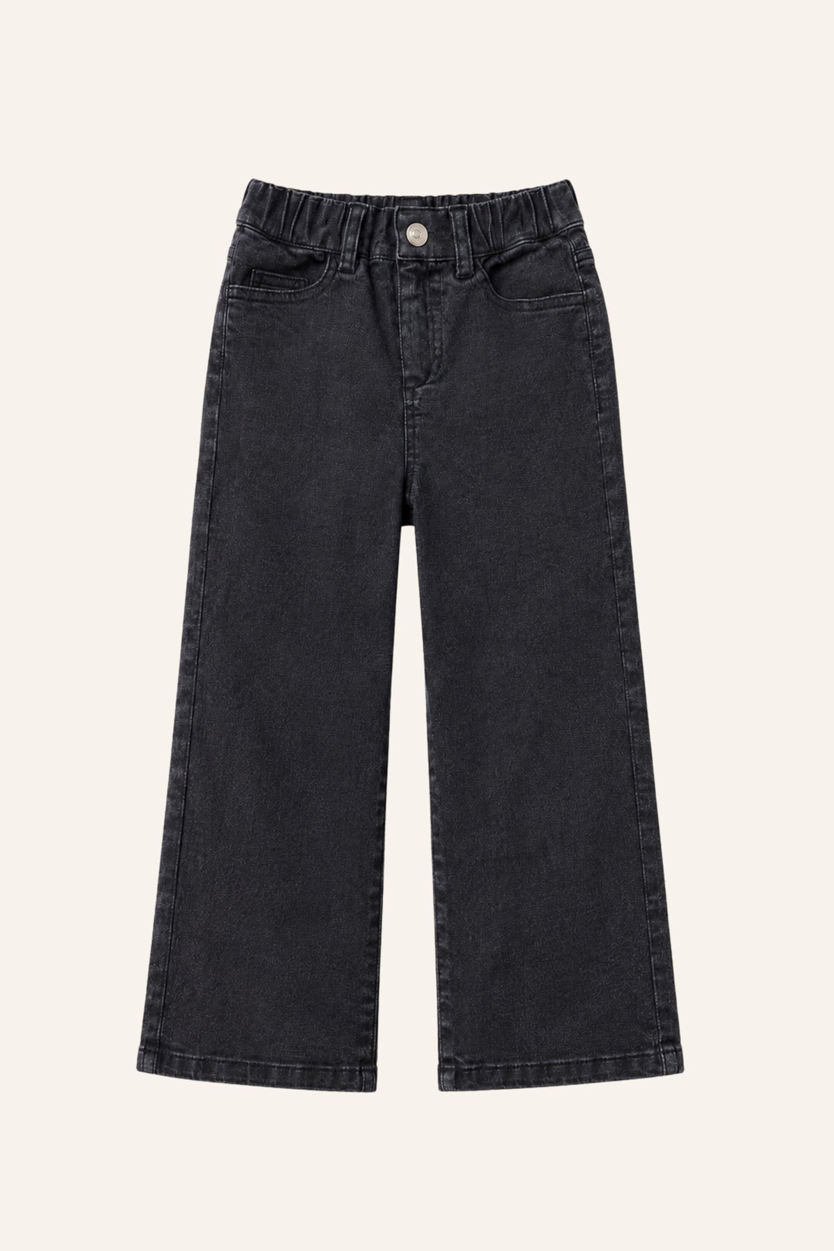 Kız Çocuk Bol Paça Denim Pantolon