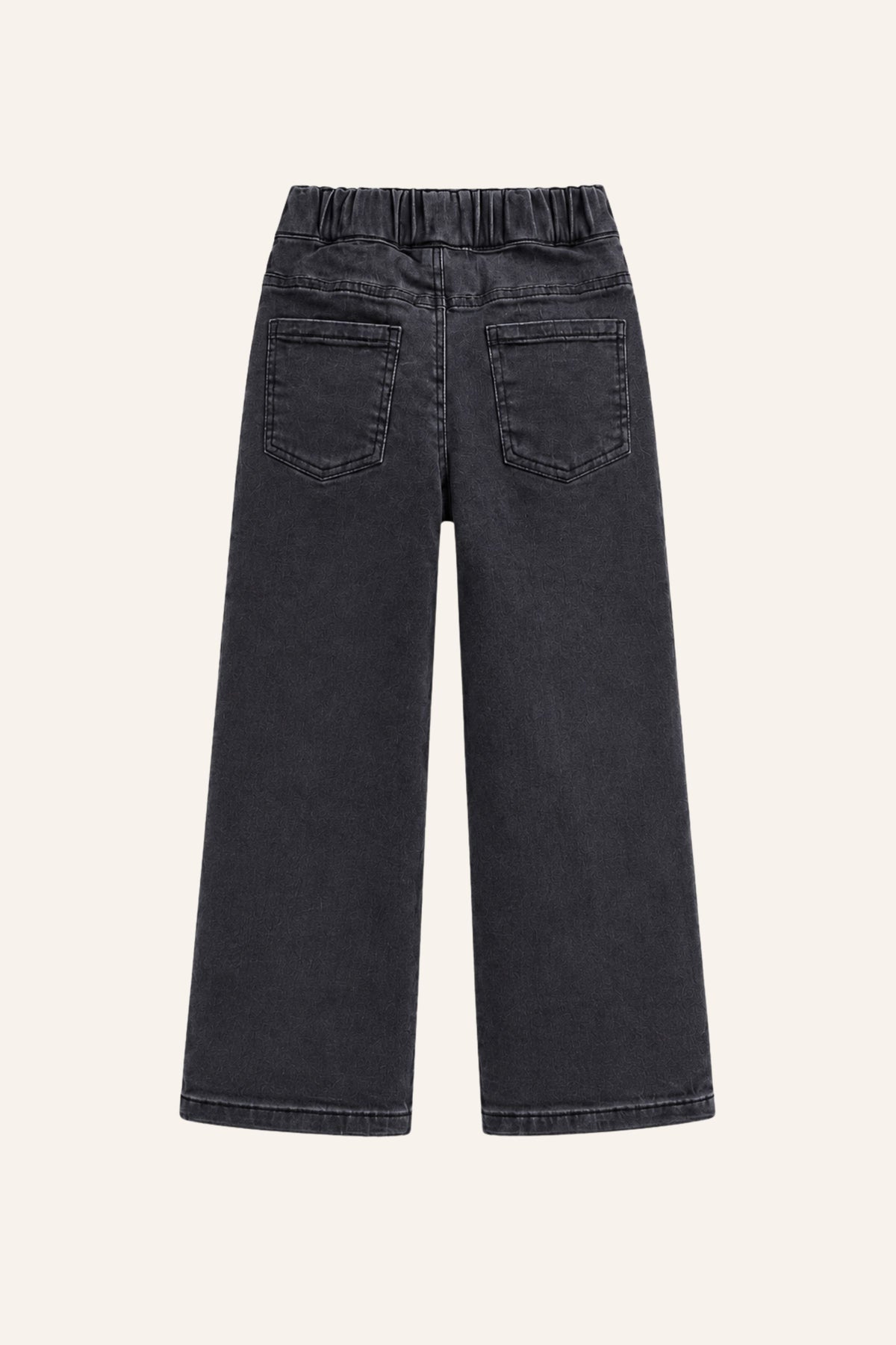 Kız Çocuk Bol Paça Denim Pantolon