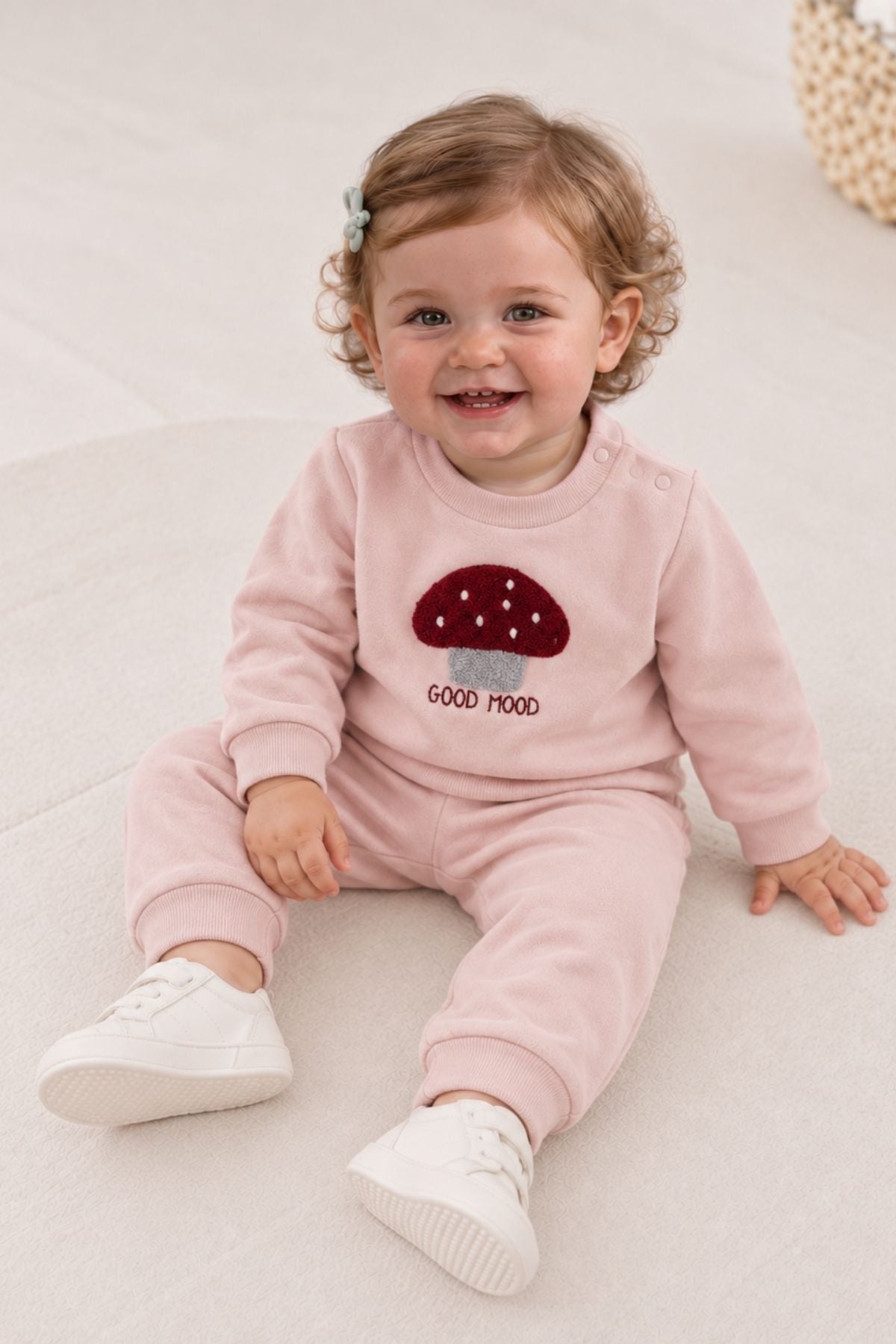 Kız Bebek Sweat Pantolon Takım