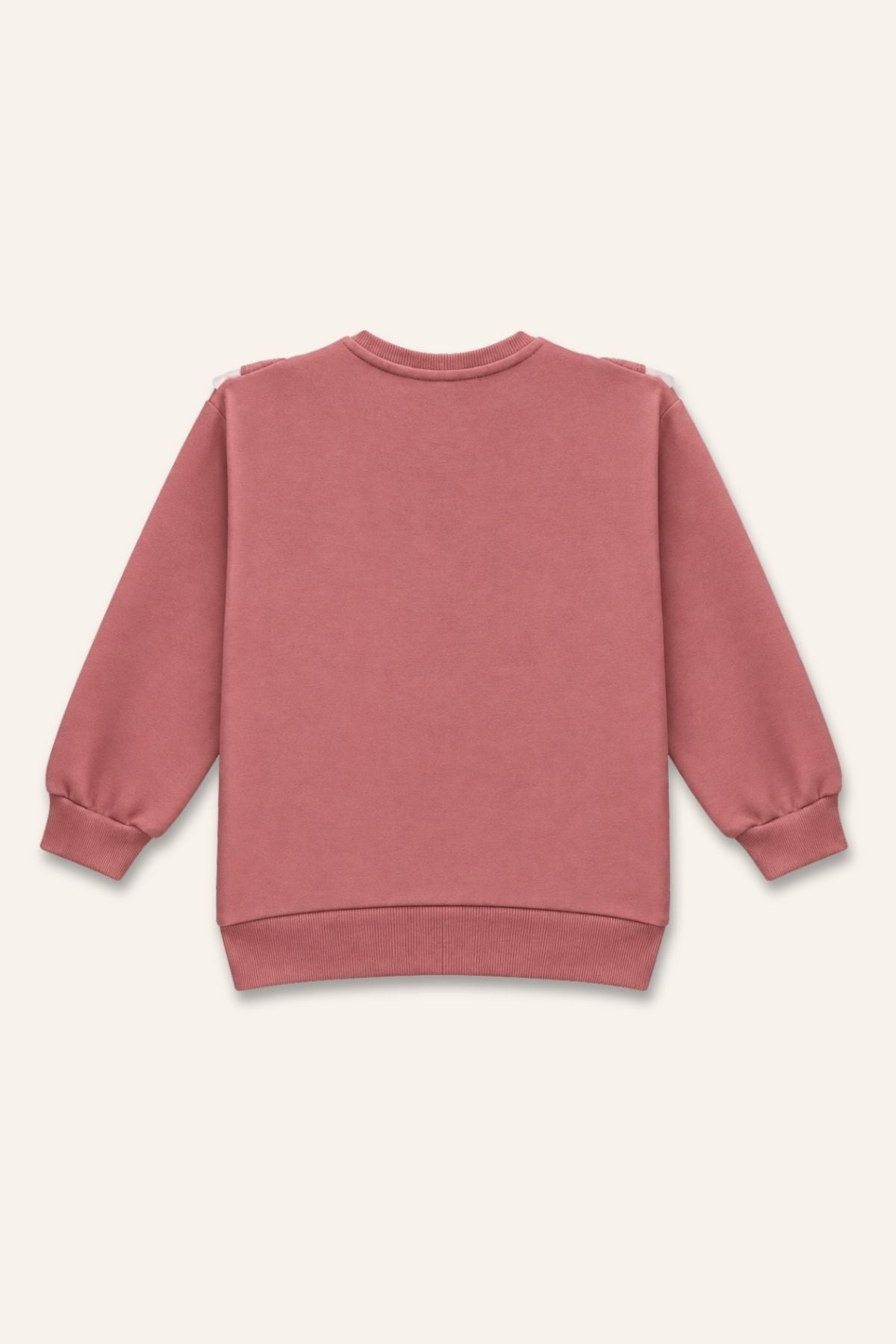Kız Çocuk Fırfır Detaylı Sweatshirt