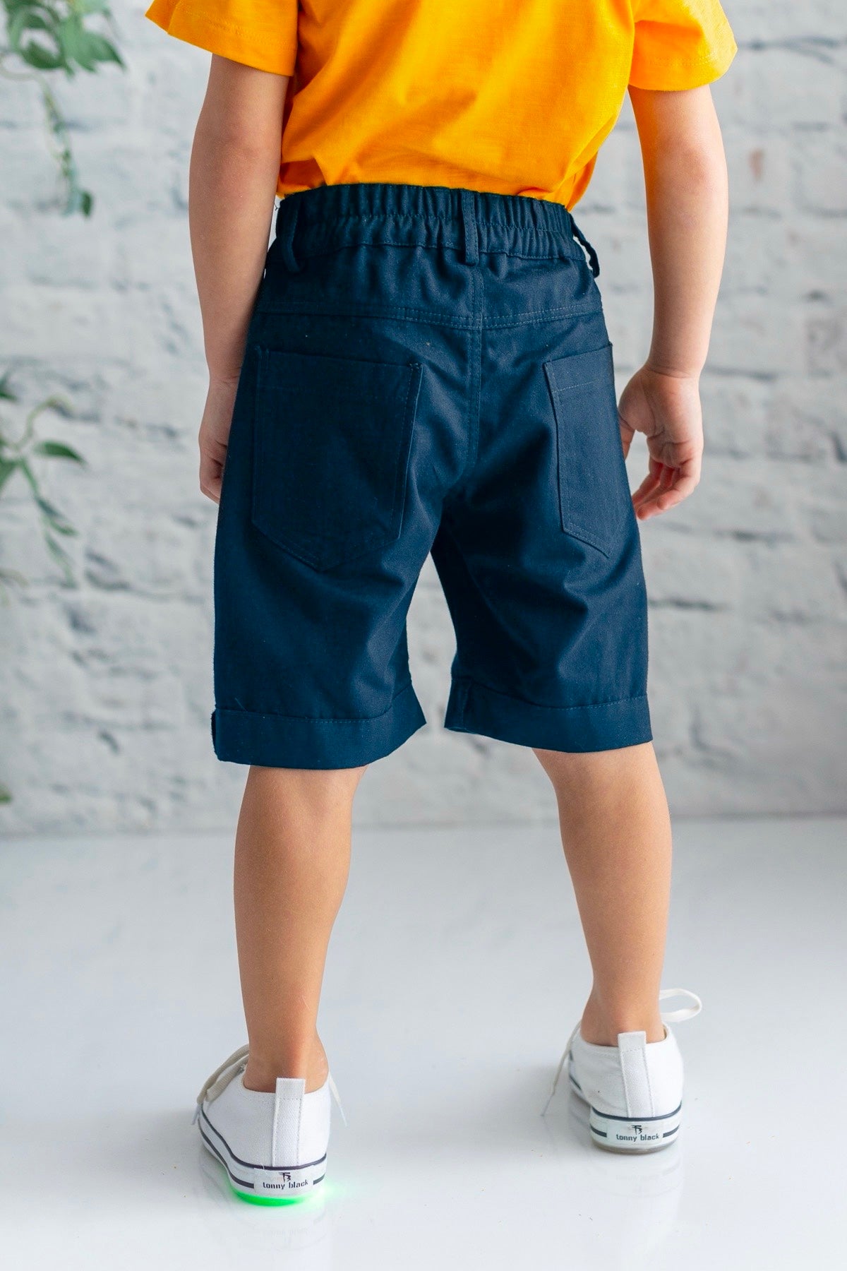 Erkek Çocuk Gabardin Düz Sort