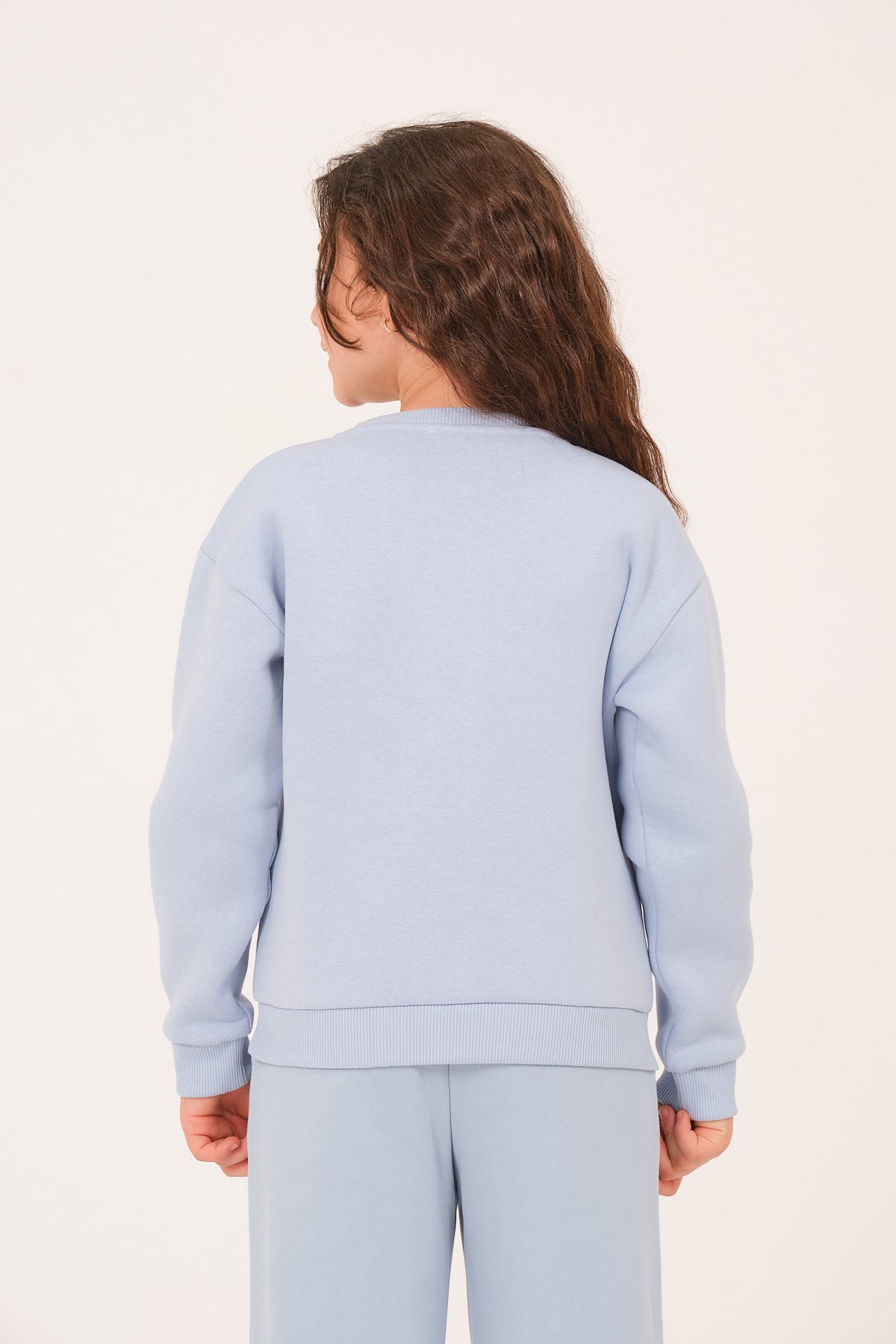 Genç Kız Çocuk Nakış Detaylı Sweatshirt