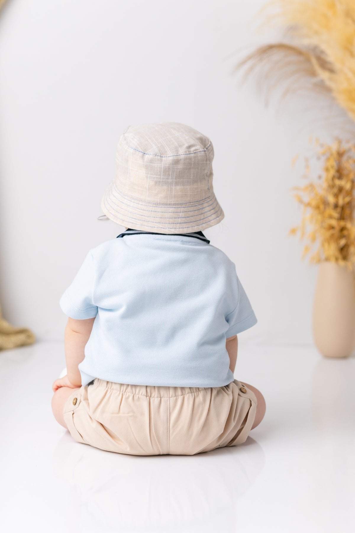Erkek Bebek Polo Yaka T-shirt