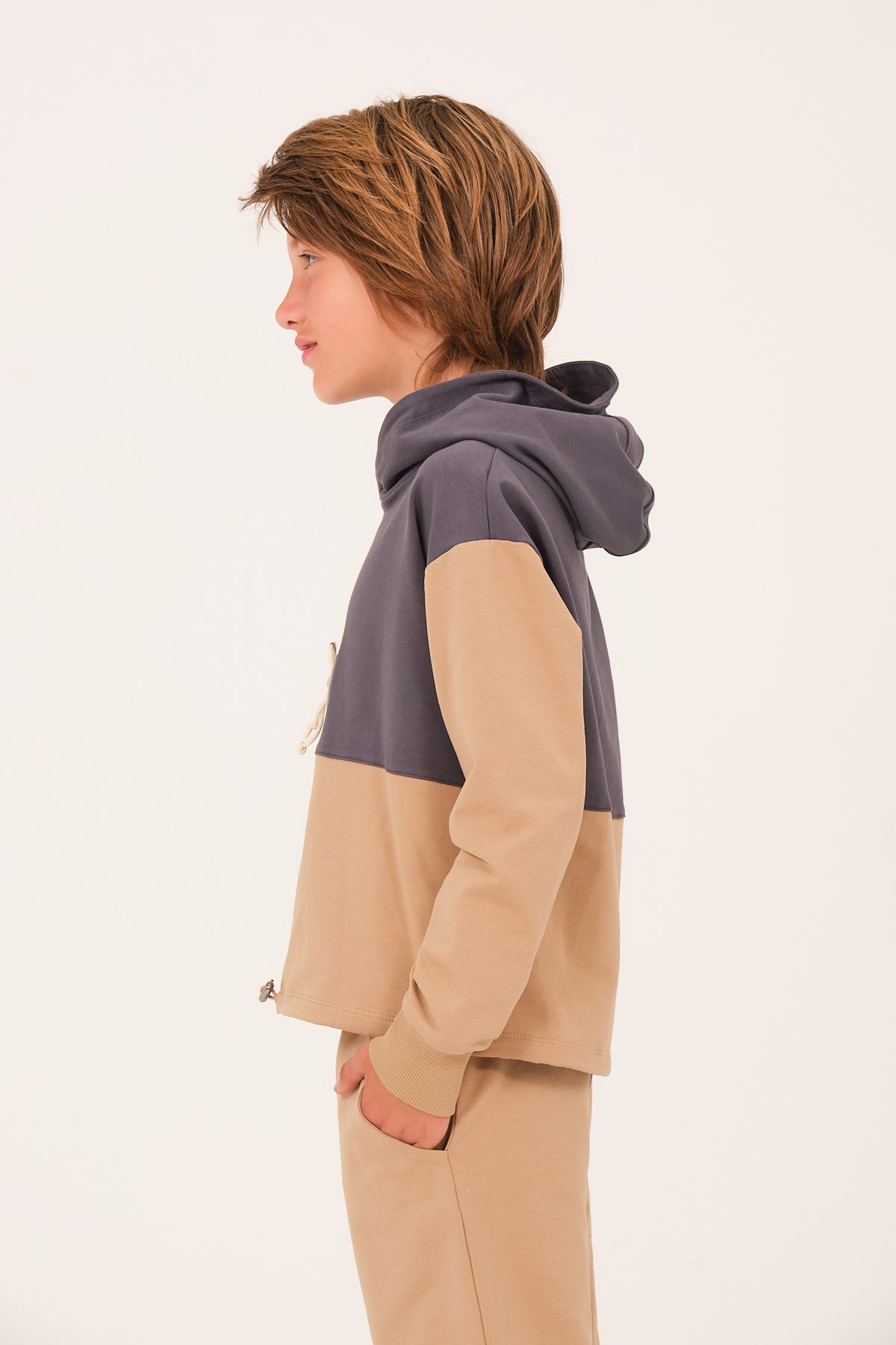 Kiz Erkek Çocuk Aksesuar Garni Detayli Sweatshirt
