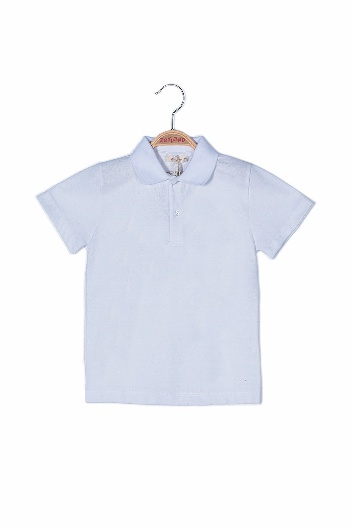 Kiz Erkek Çocuk Polo Yaka Kisa Kol T-shirt