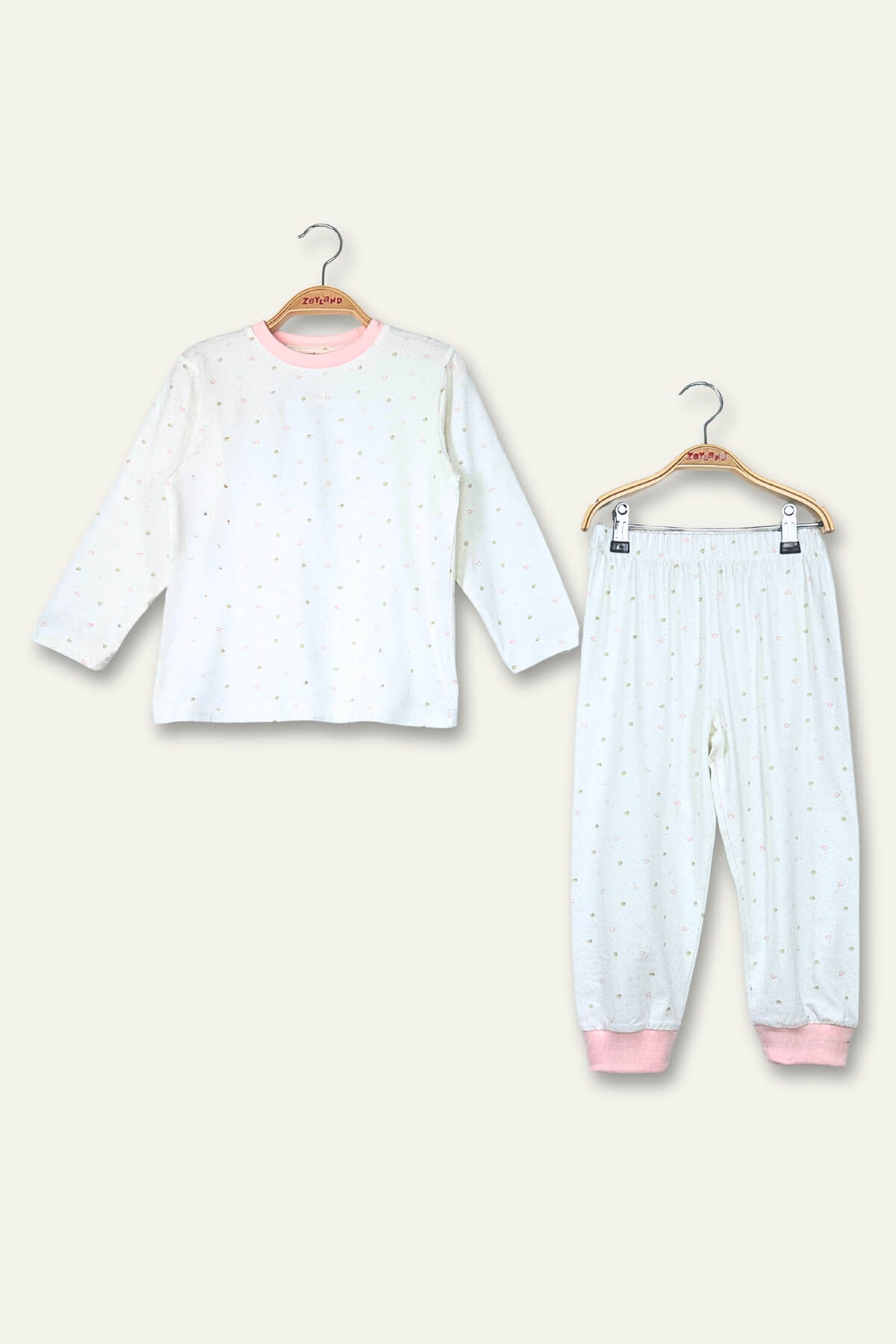 Kiz Erkek Çocuk Desenli Pijama Takimi