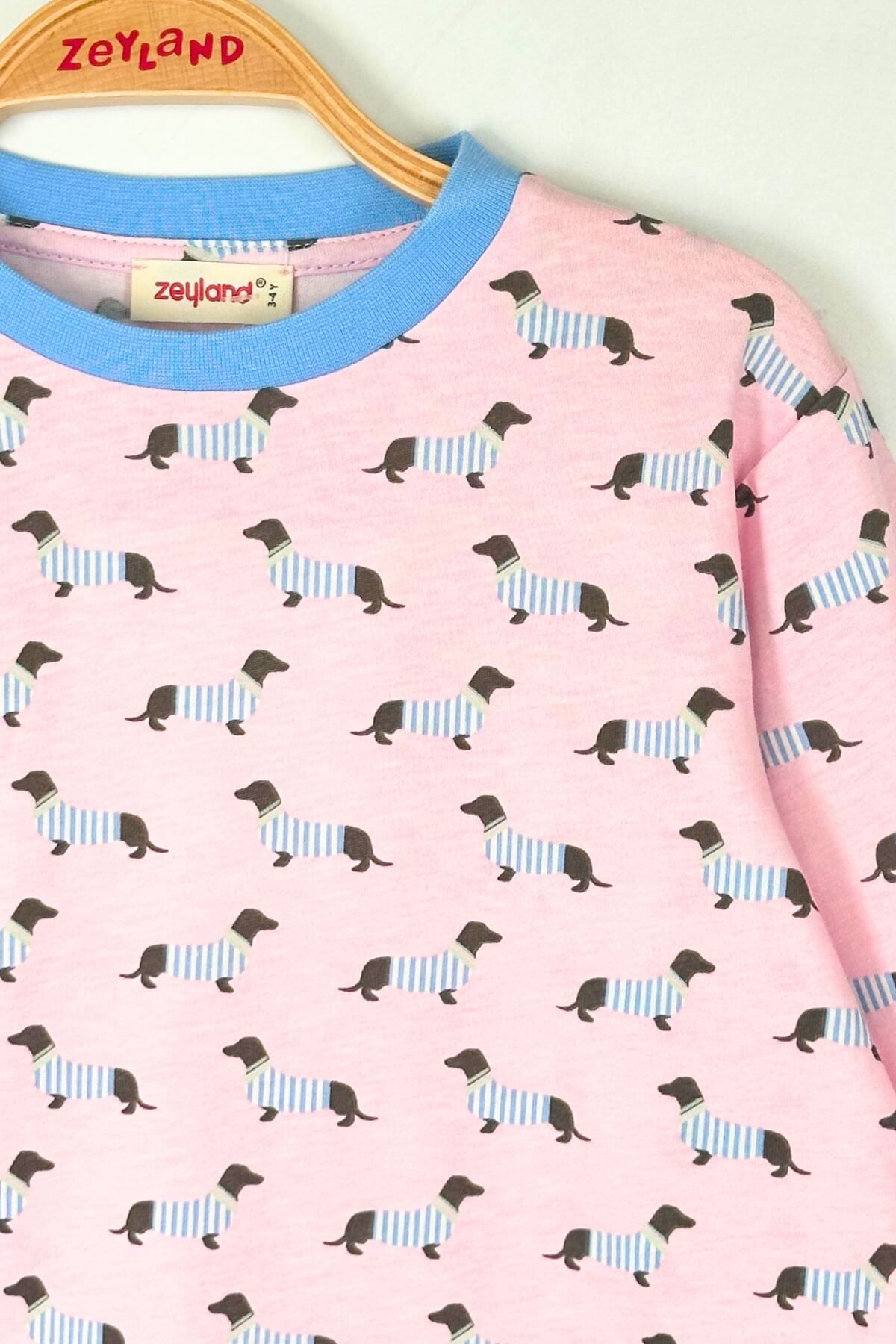Kız Erkek Çocuk Desenli Pijama Takımı