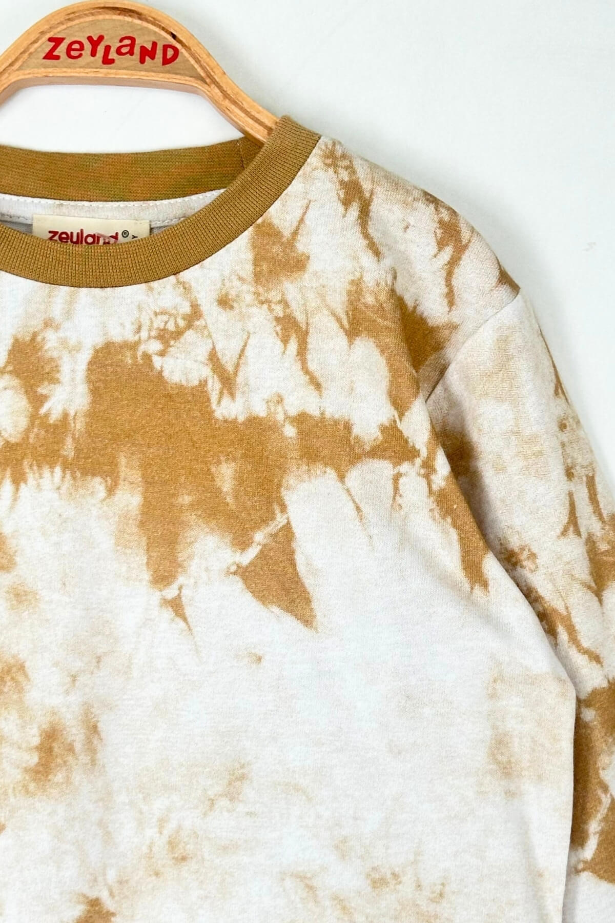 Unisex Çocuk Batik Desenli Pijama Takımı