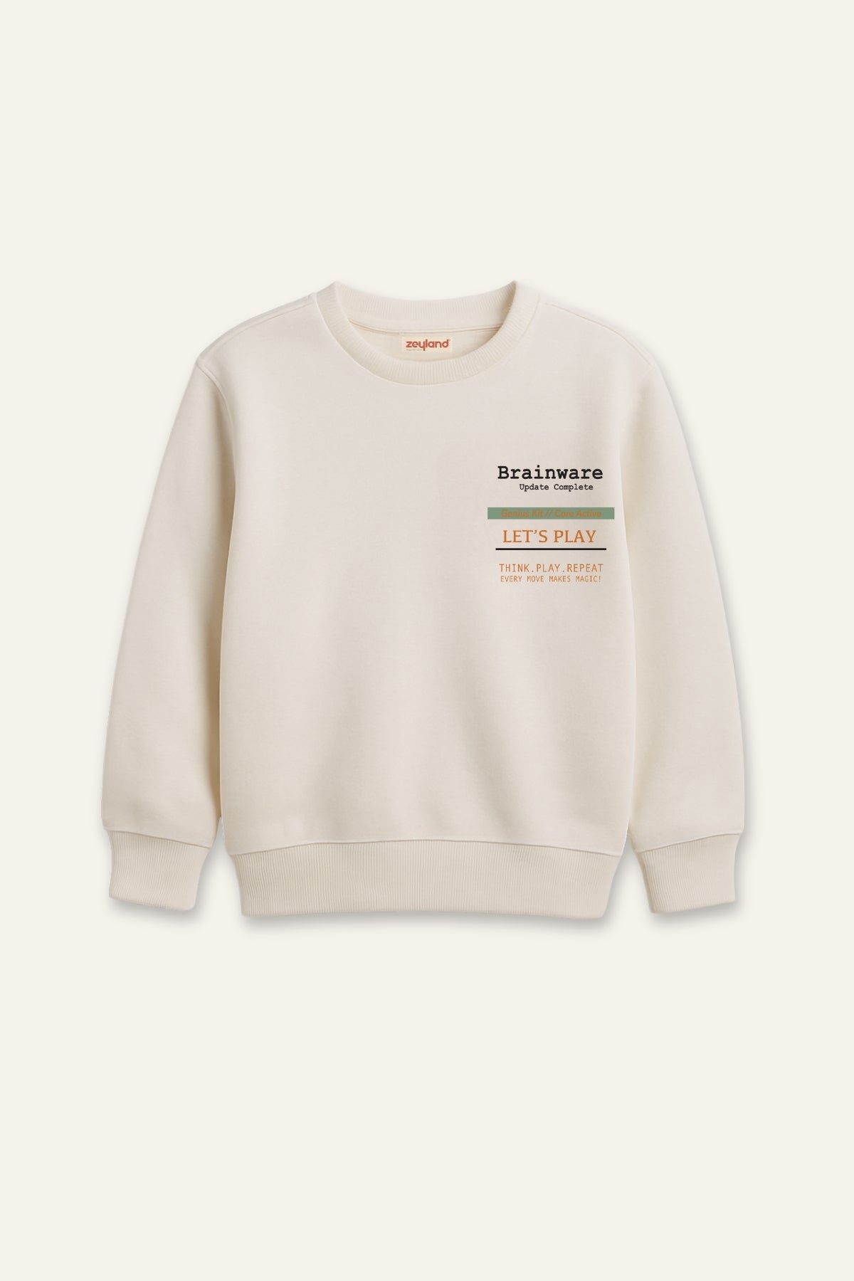 Erkek Çocuk Baskılı Sweatshirt
