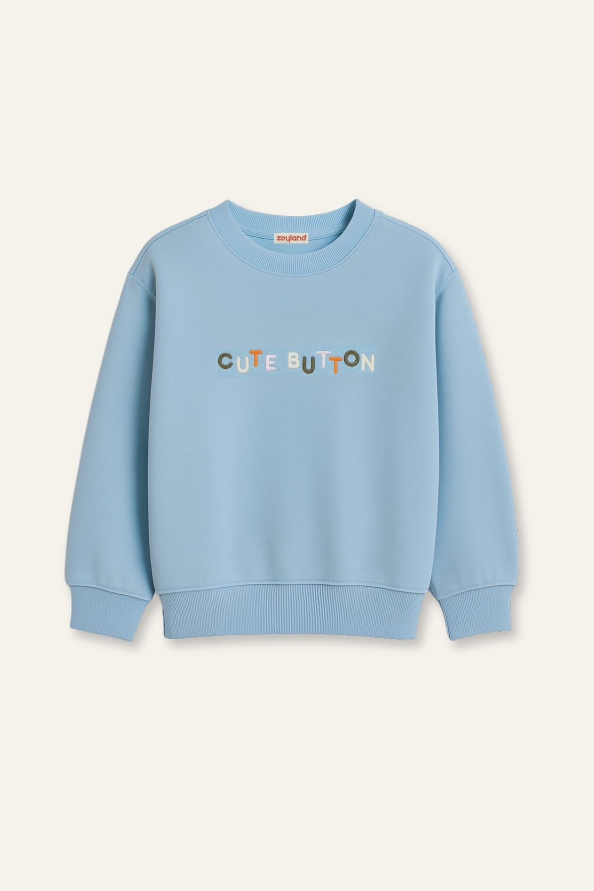 Kız Çocuk Nakışlı Sweatshirt