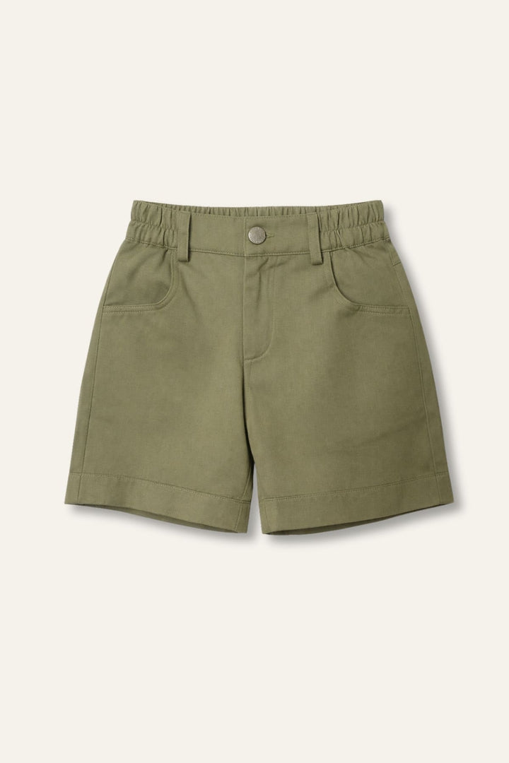 Erkek Çocuk Cepli Gabardin Şort