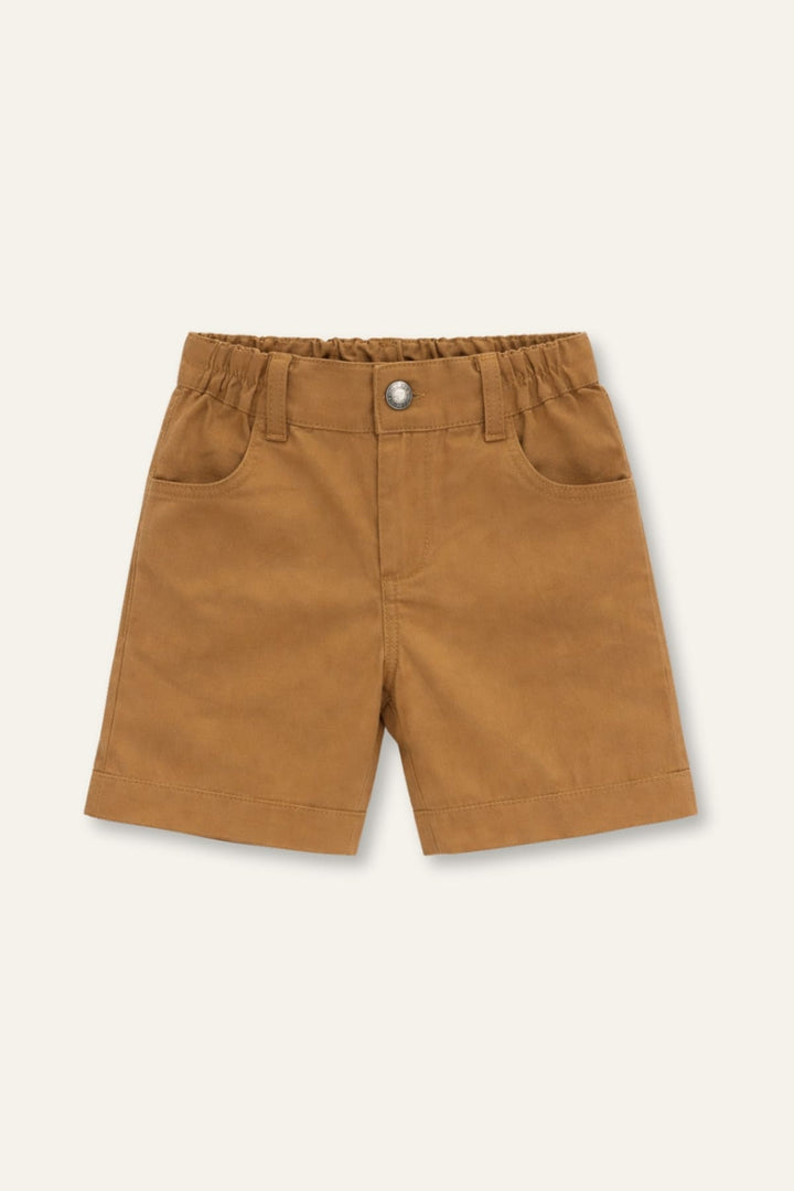 Erkek Çocuk Cepli Gabardin Şort