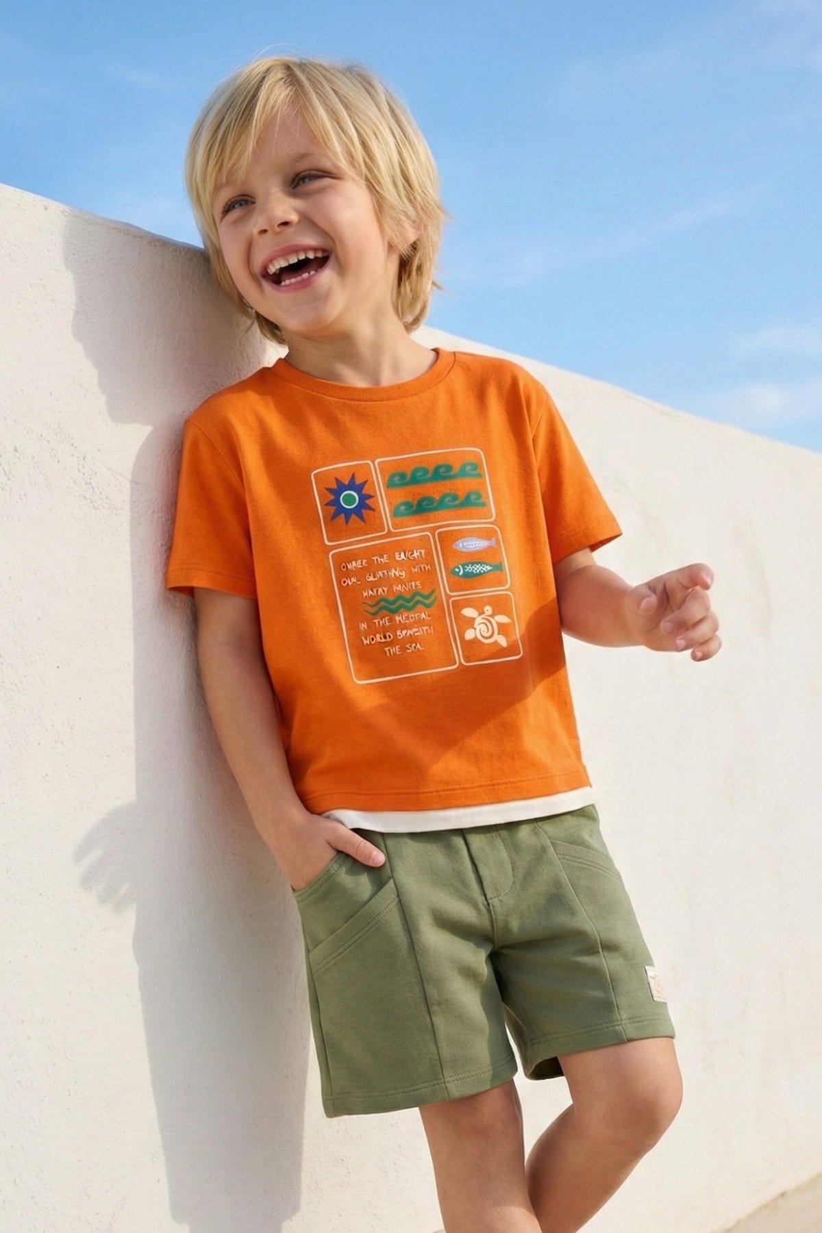 Erkek Çocuk Baskılı T-shirt