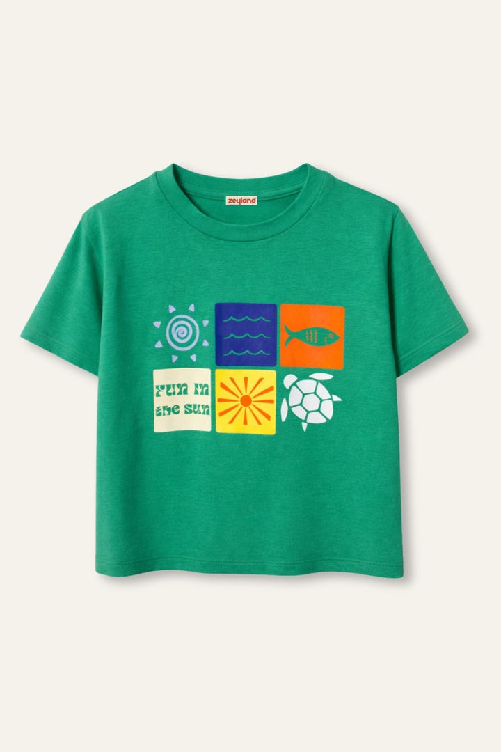 Erkek Çocuk Baskılı T-shirt