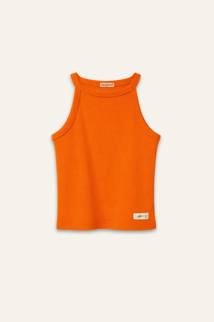 Kız Çocuk Halter Yaka Ribana Atlet