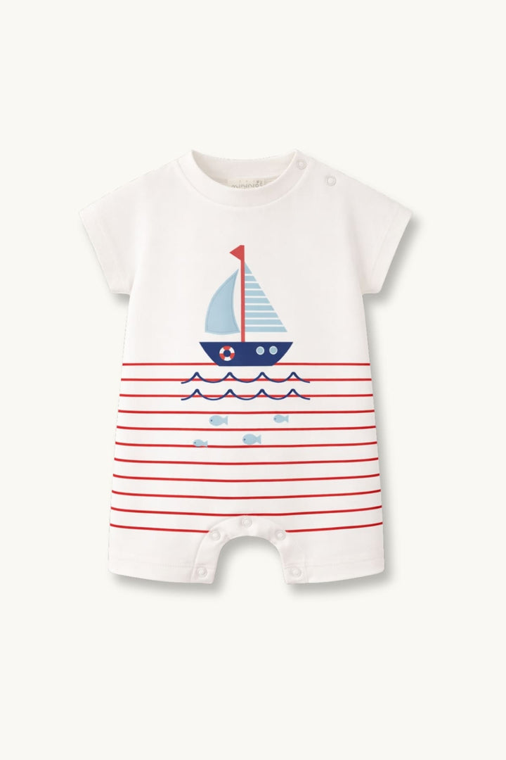 Erkek Bebek Baskılı Tulum