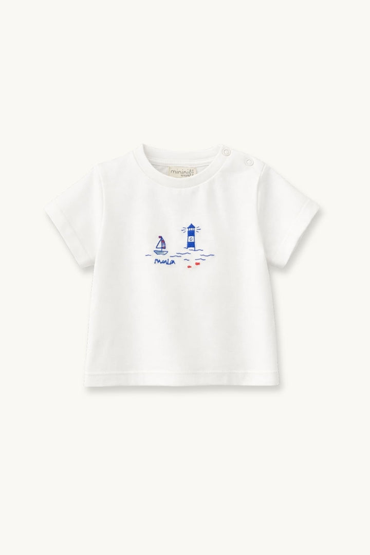 Erkek Çocuk Nakışlı T-shirt