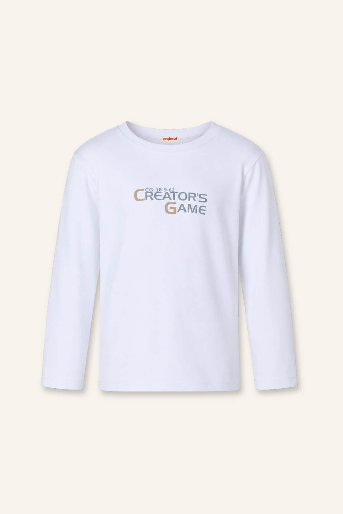 Erkek Çocuk Yazi Baskili Uzun Kollu T-shirt
