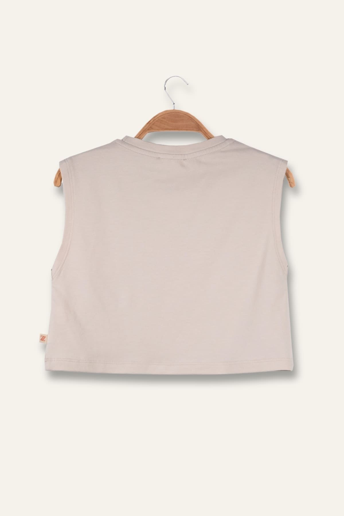 Kız Çocuk Hawaı Baskılı Kolsuz T-Shirt