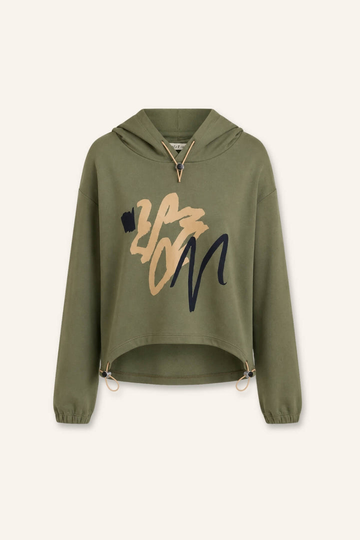 Kiz Erkek Çocuk Baskili Kapüsonlu Sweatshirt