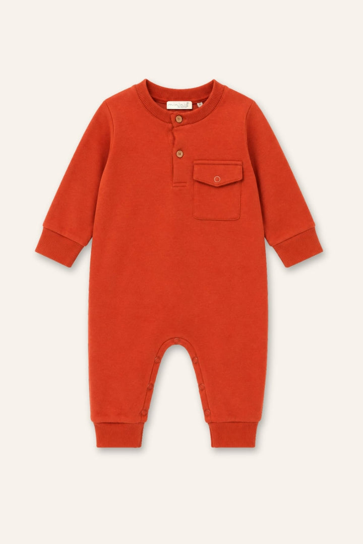 Erkek Bebek Cepli Tulum