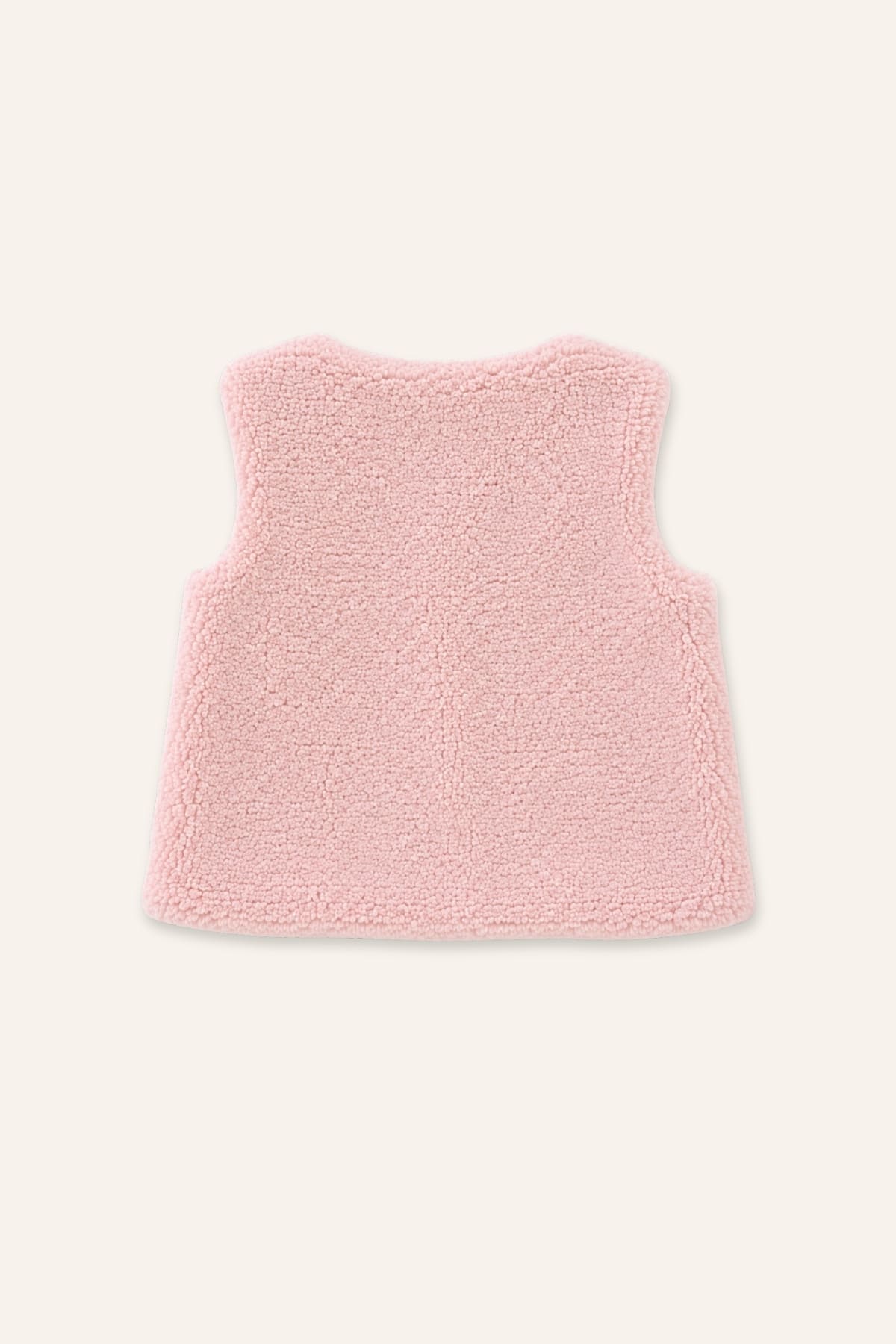Kız Bebek Tavşan Nakışlı Peluş Yelek