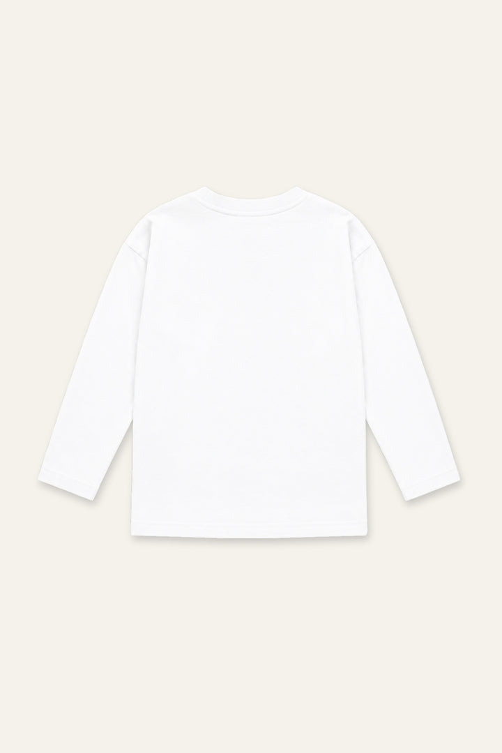 Kiz Erkek Çocuk Uzun Kollu Basic T-shirt