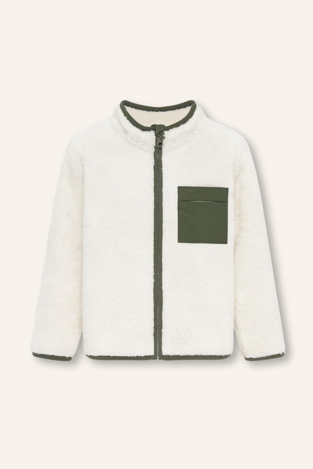 Kiz Çocuk Parasüt Cepli Pelus Ceket