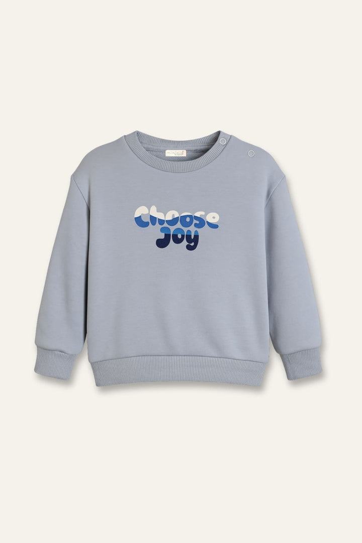 Erkek Bebek Baskılı Sweatshirt