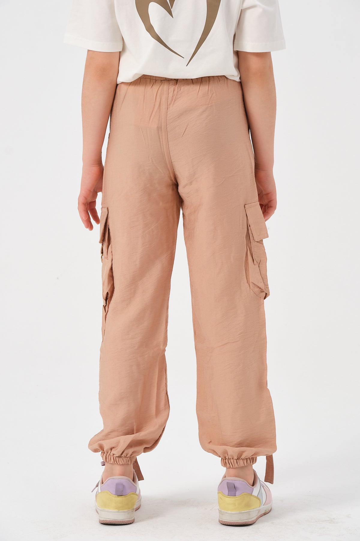 Genç Kız Çocuk Cepli Jogger Pantolon