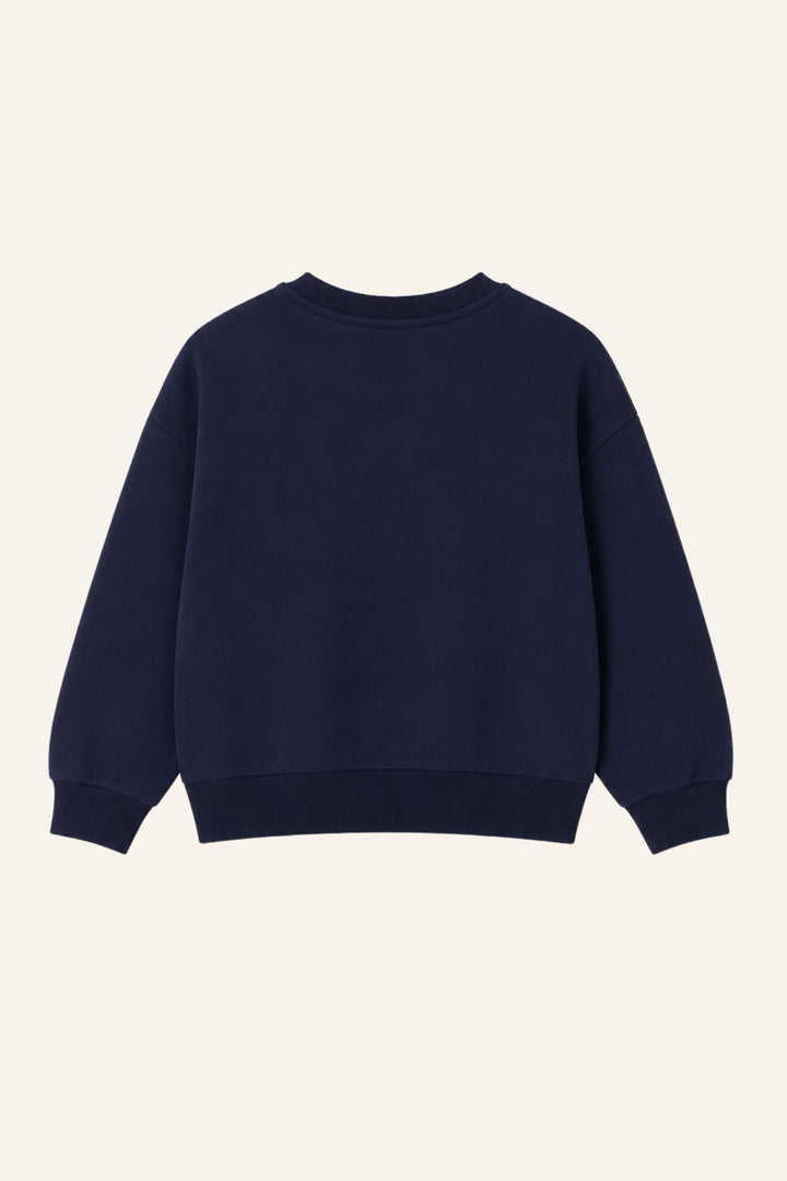 Erkek Çocuk Sıfır Yaka Baskılı Sweatshirt