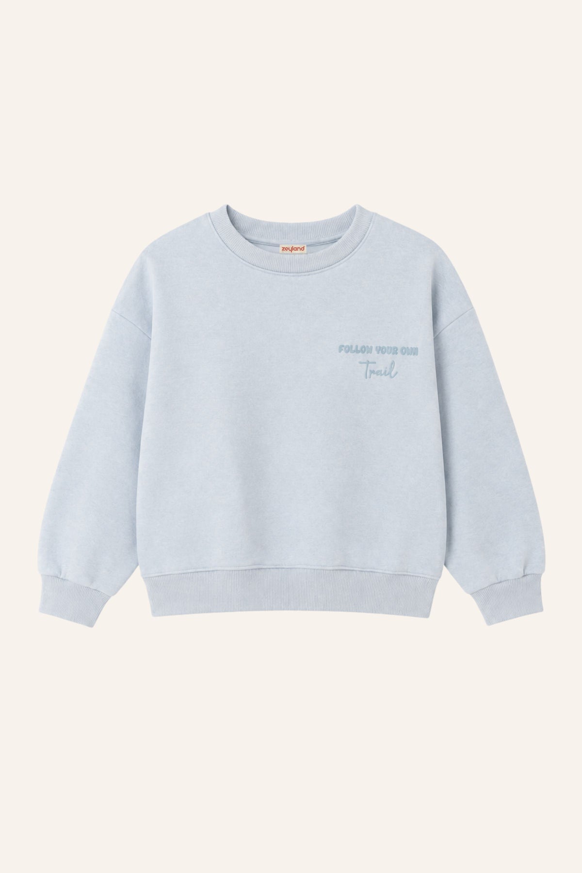 Erkek Çocuk Sıfır Yaka Baskılı Sweatshirt