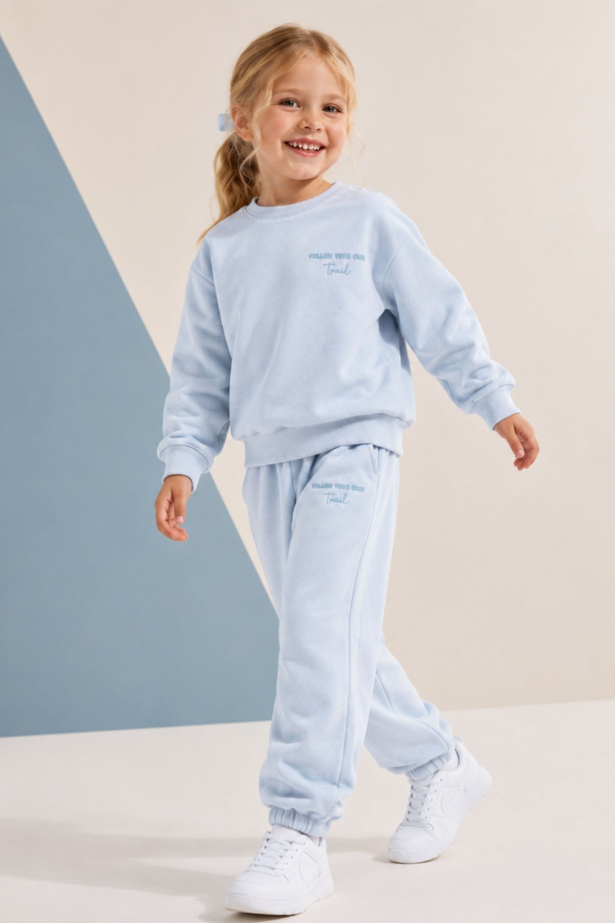 Erkek Çocuk Sıfır Yaka Baskılı Sweatshirt