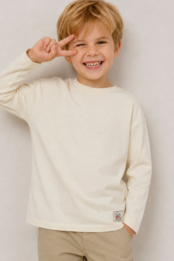 Kız/Erkek Çocuk Basic Oversize Tişört