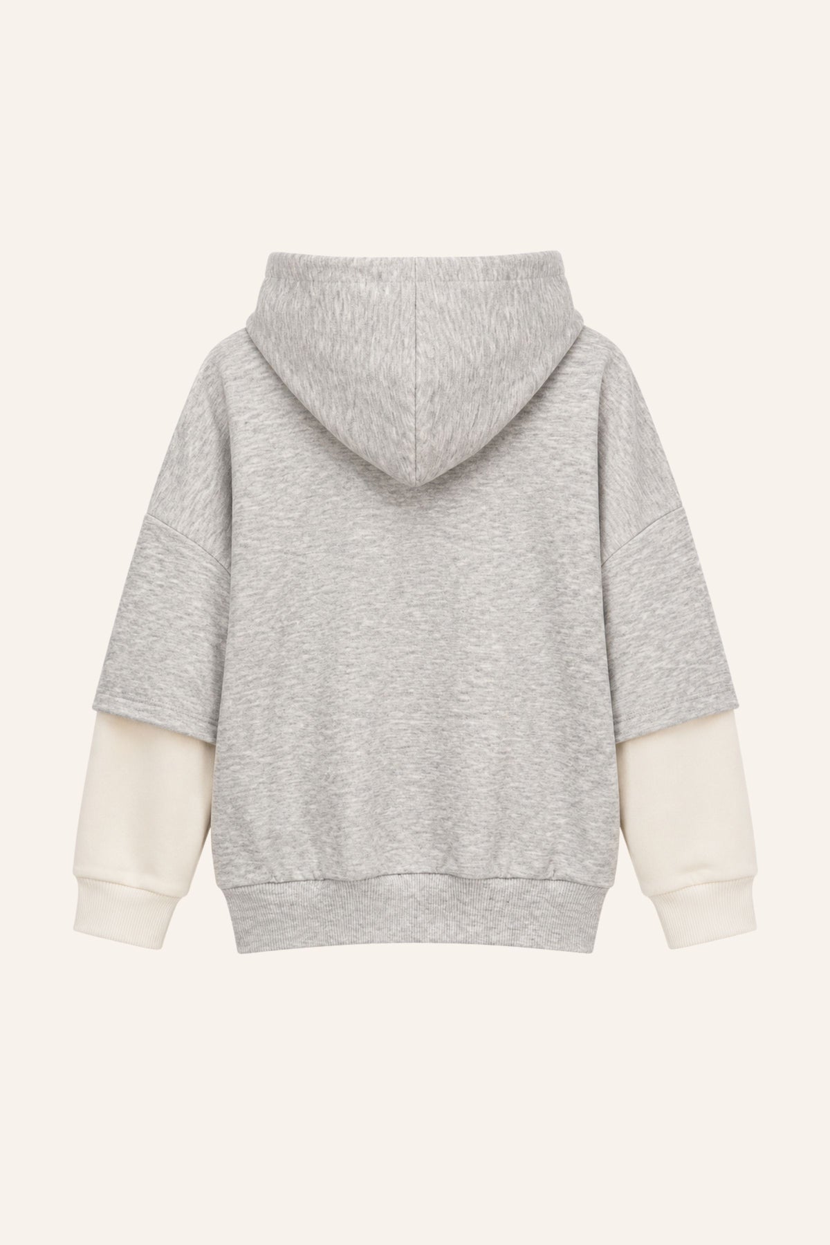 Erkek Çocuk İki Renkli Kapşonlu Sweatshirt