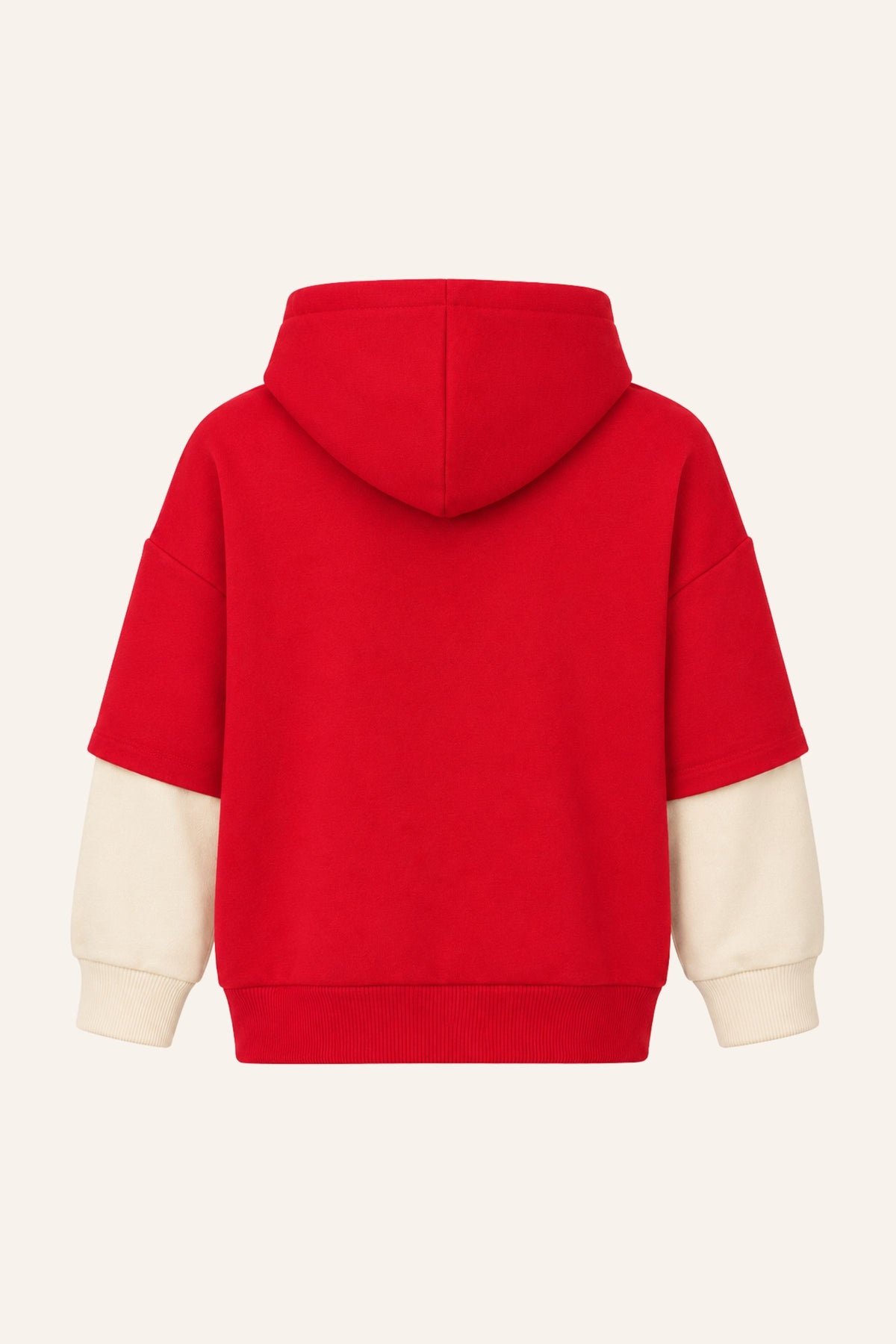 Erkek Çocuk İki Renkli Kapşonlu Sweatshirt