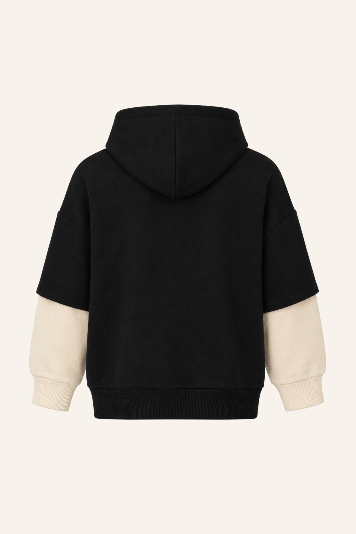 Erkek Çocuk İki Renkli Kapşonlu Sweatshirt