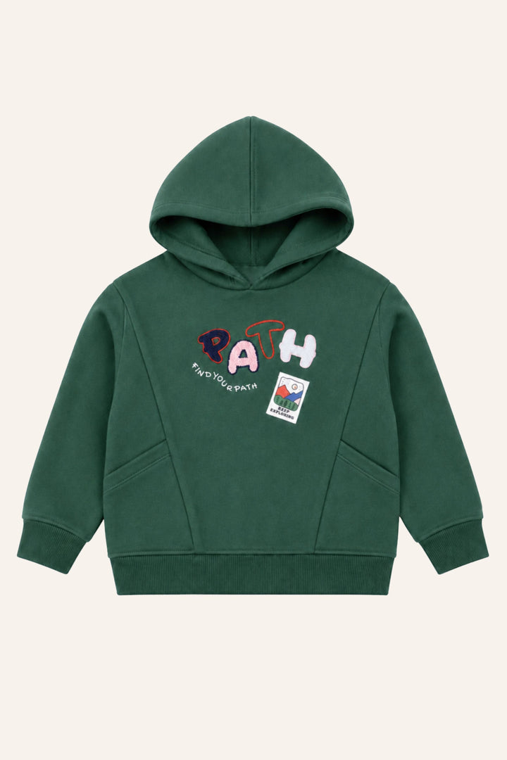 Kız Çocuk Kapşonlu Sweatshirt