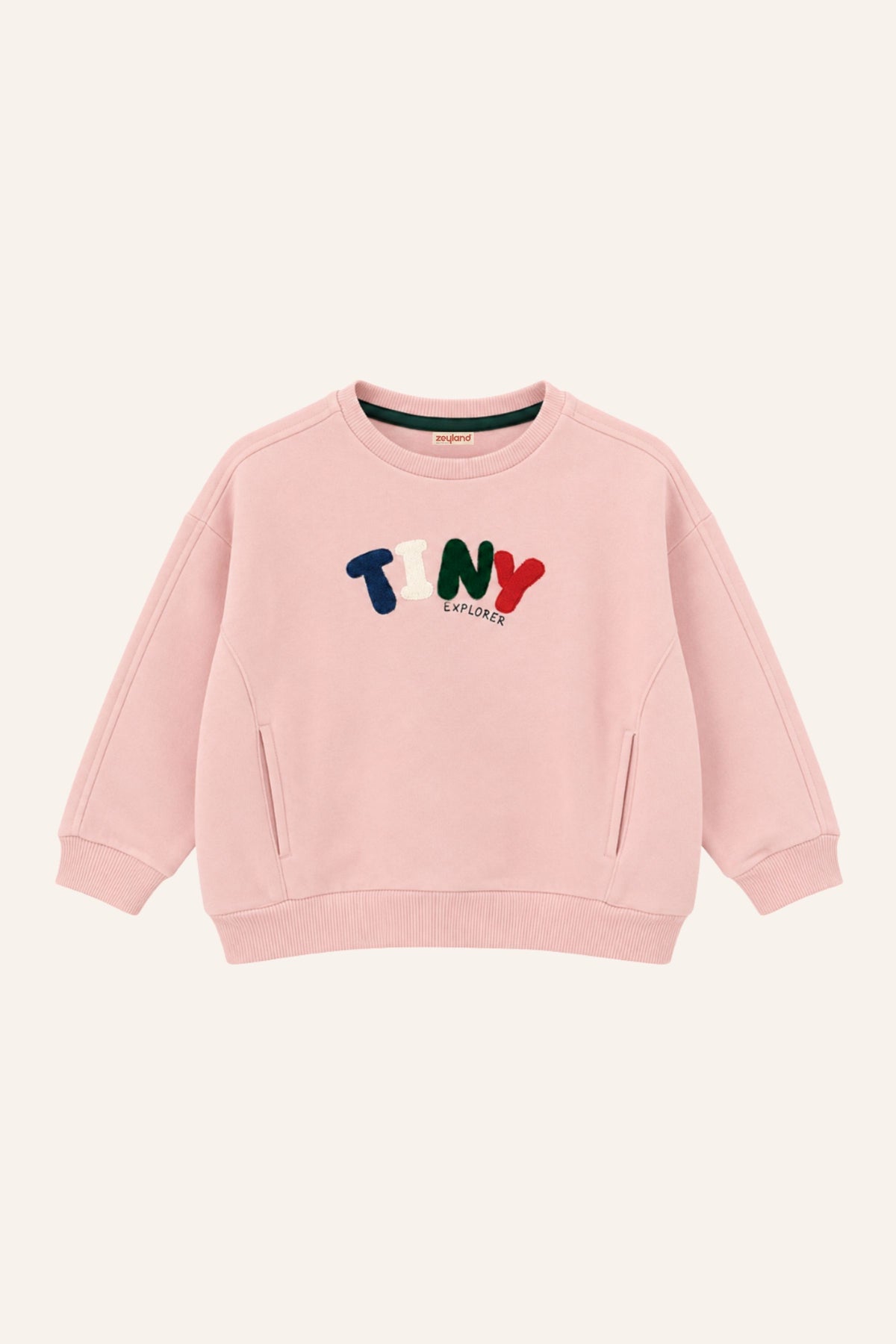 Kız Çocuk Cepli Sweatshirt