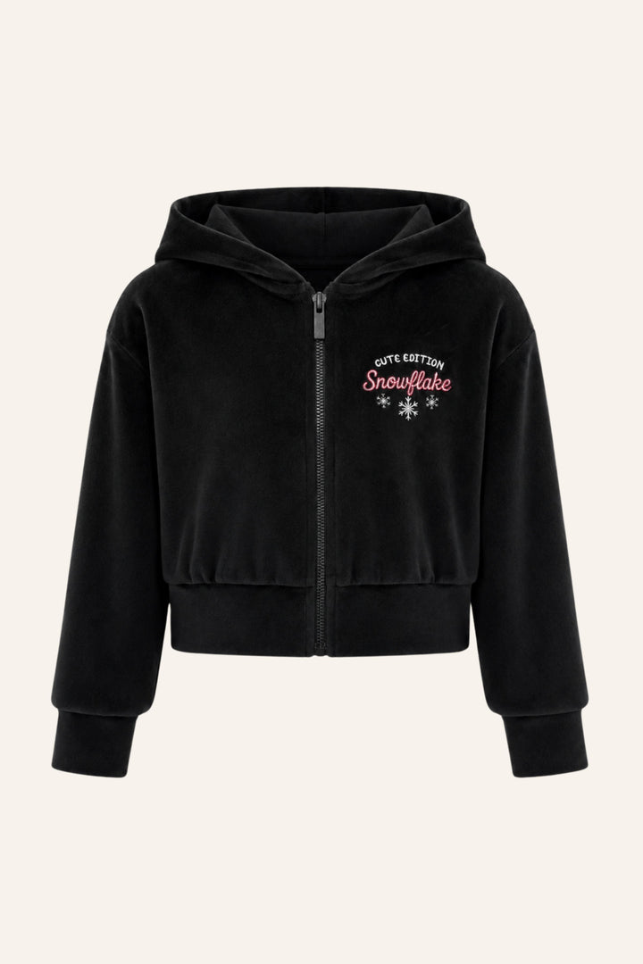 Kız Çocuk Kapşonlu Sweatshirt ve Pantolon