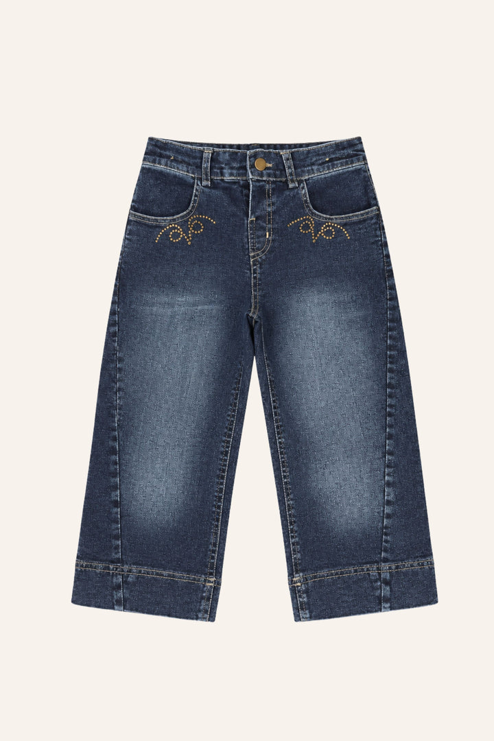 Kız Çocuk Denim Pantolon