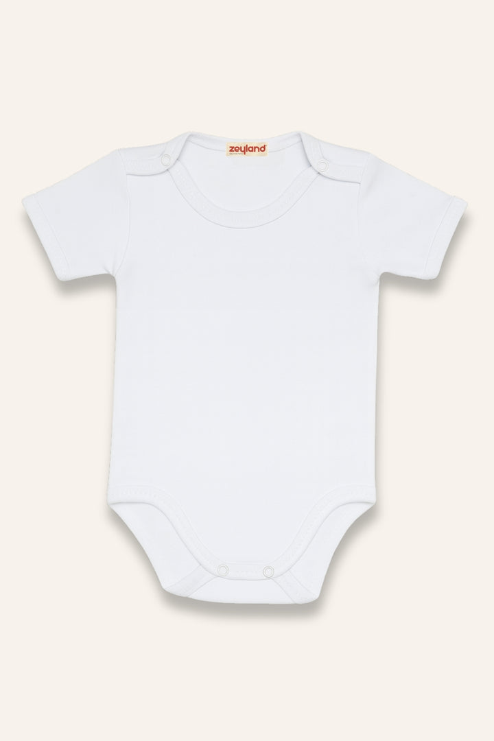 Kız Erkek Bebek Yarım Kollu Çıtçıtlı Body