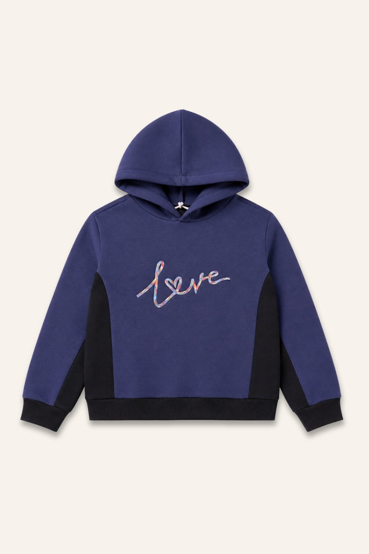 Genç Kız Çocuk Nakış Detaylı Sweatshirt